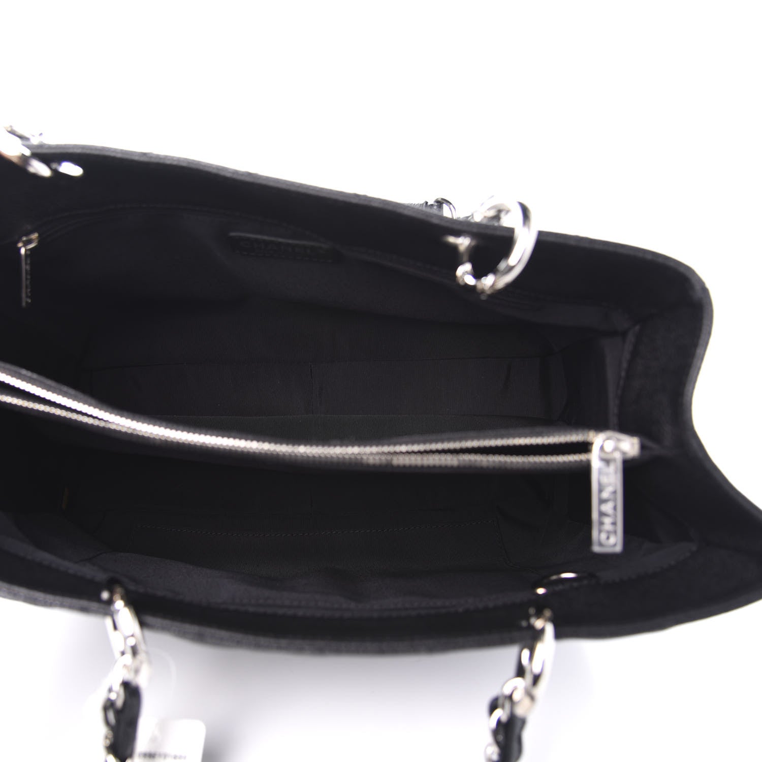 Chanel Caviar Quilted Grand Shopping Tote GST Black 5 of 10