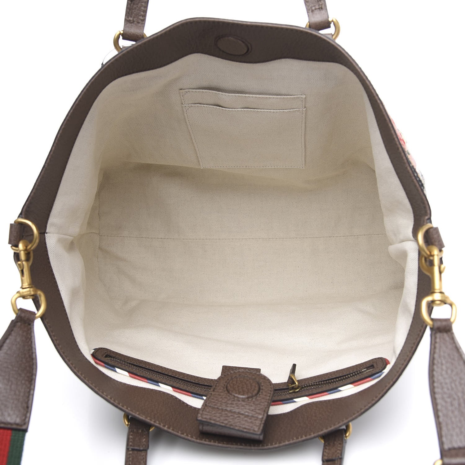 Gucci Soft GG Supreme Monogram Courrier Medium Crossbody Tote Beige New Acero 5 of 10