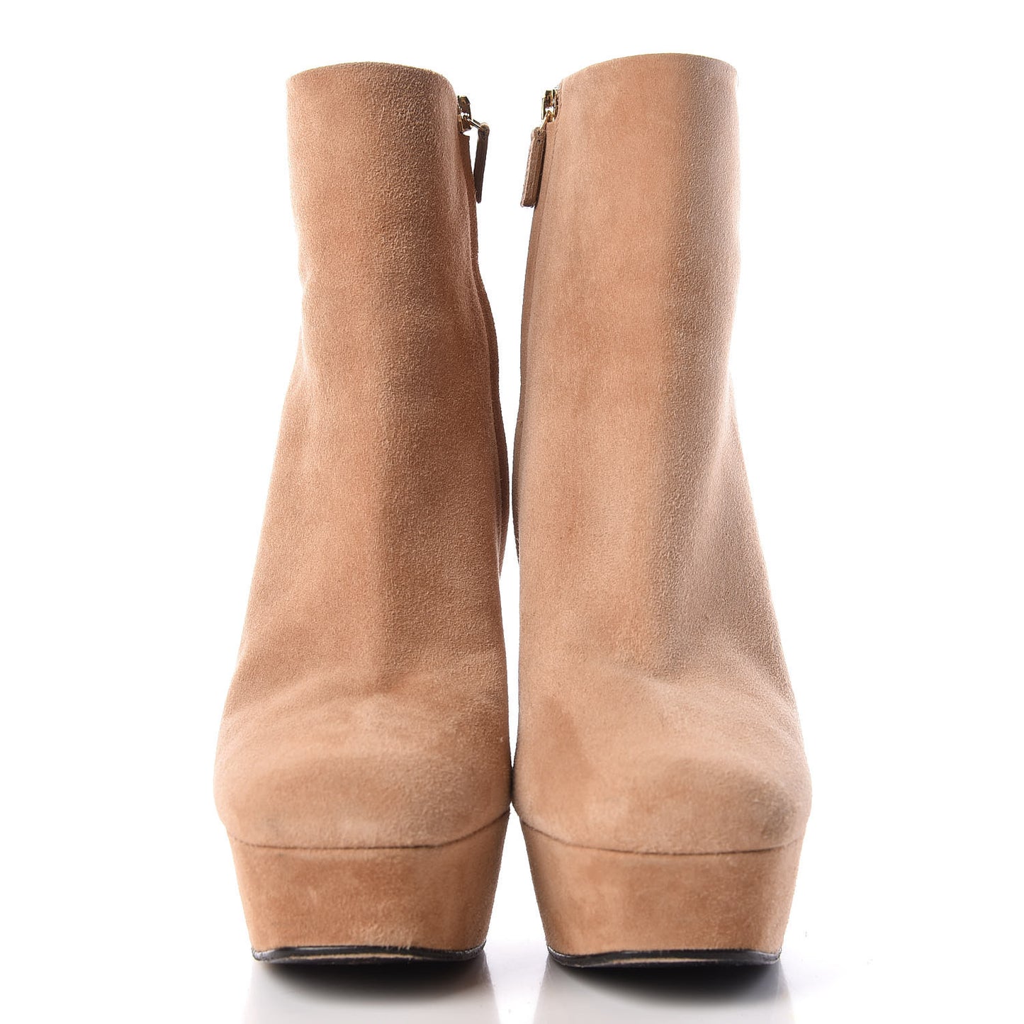 Kid Scamosciato Leila Platform Ankle Boots 41.5 Camelia