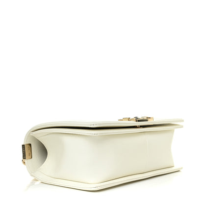 Chanel Caviar Quilted Medium Boy Flap White 3 of 10