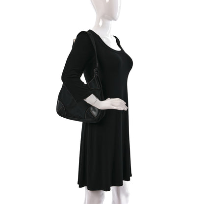 Prada Tessuto Light Nylon Shoulder Bag Black 2 of 12