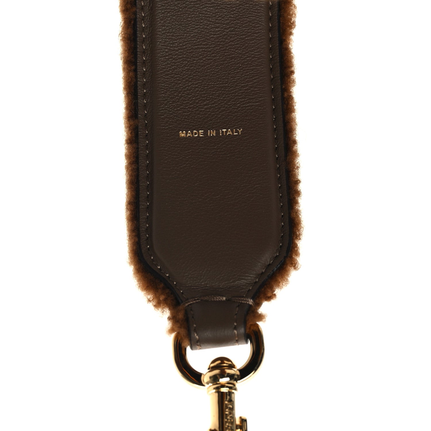Fendi Shearling Vitello King Fendigraphy Strap You Foresta 4 of 4