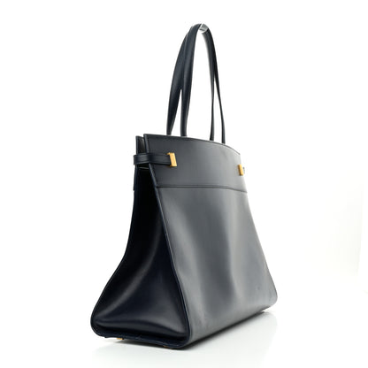 Saint Laurent Calfskin Medium Manhattan Shopper Tote Dark Notte 3 of 20