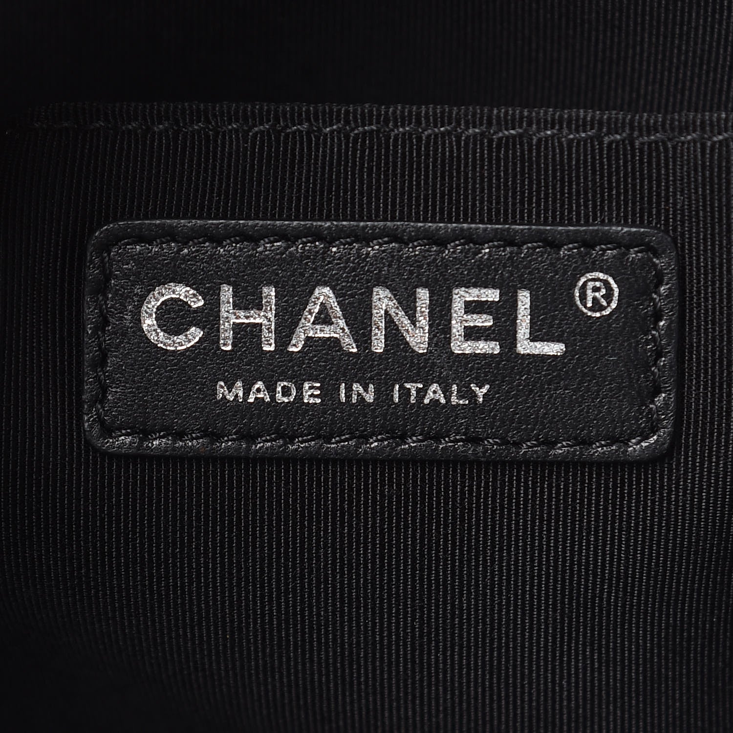 Chanel Metallic Goatskin Calfskin Bi-Color Large Boy Tote Black Silver 6 of 18