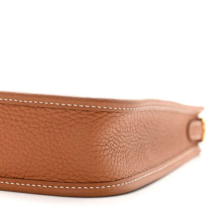 Hermes Taurillon Clemence Evelyne TPM Gold 10 of 11