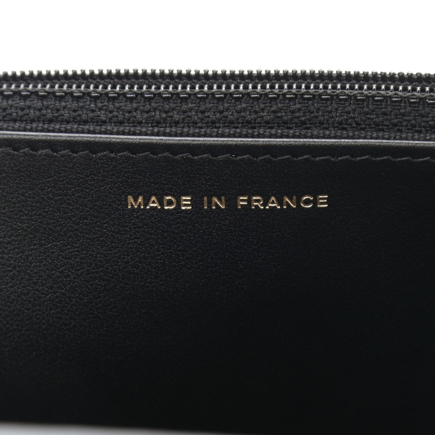 Caviar Quilted Boy Wallet On Chain WOC Black