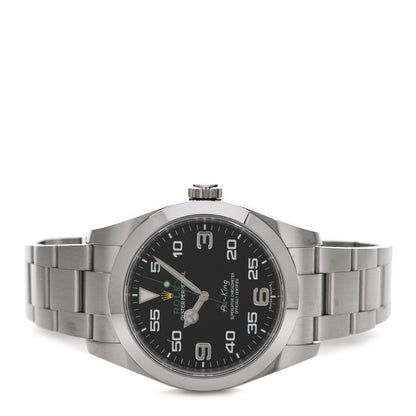 Rolex Stainless Steel 40mm Air-King Oyster Perpetual Watch Black 116900 2 of 5