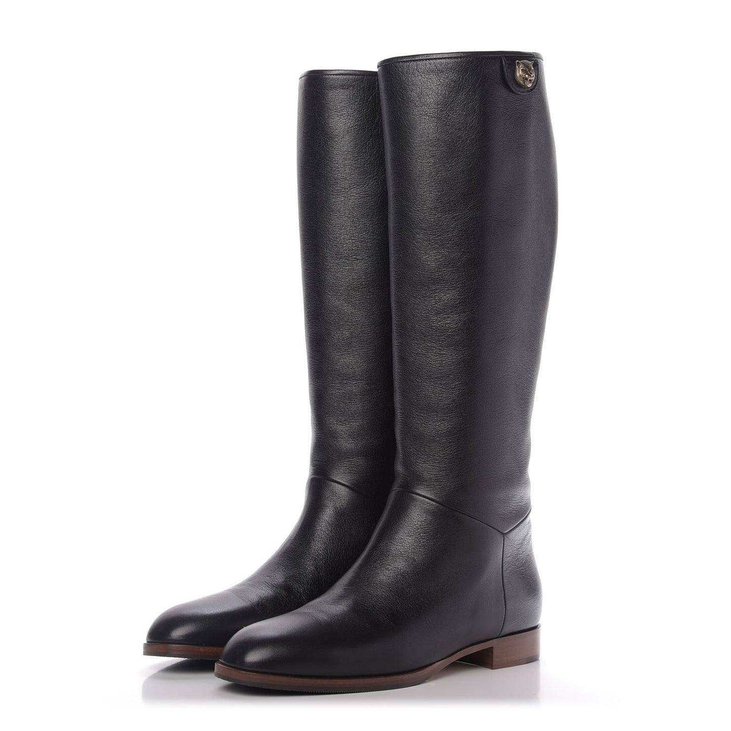 Calfskin Piuma Lux Energy High Boots 38.5 Black