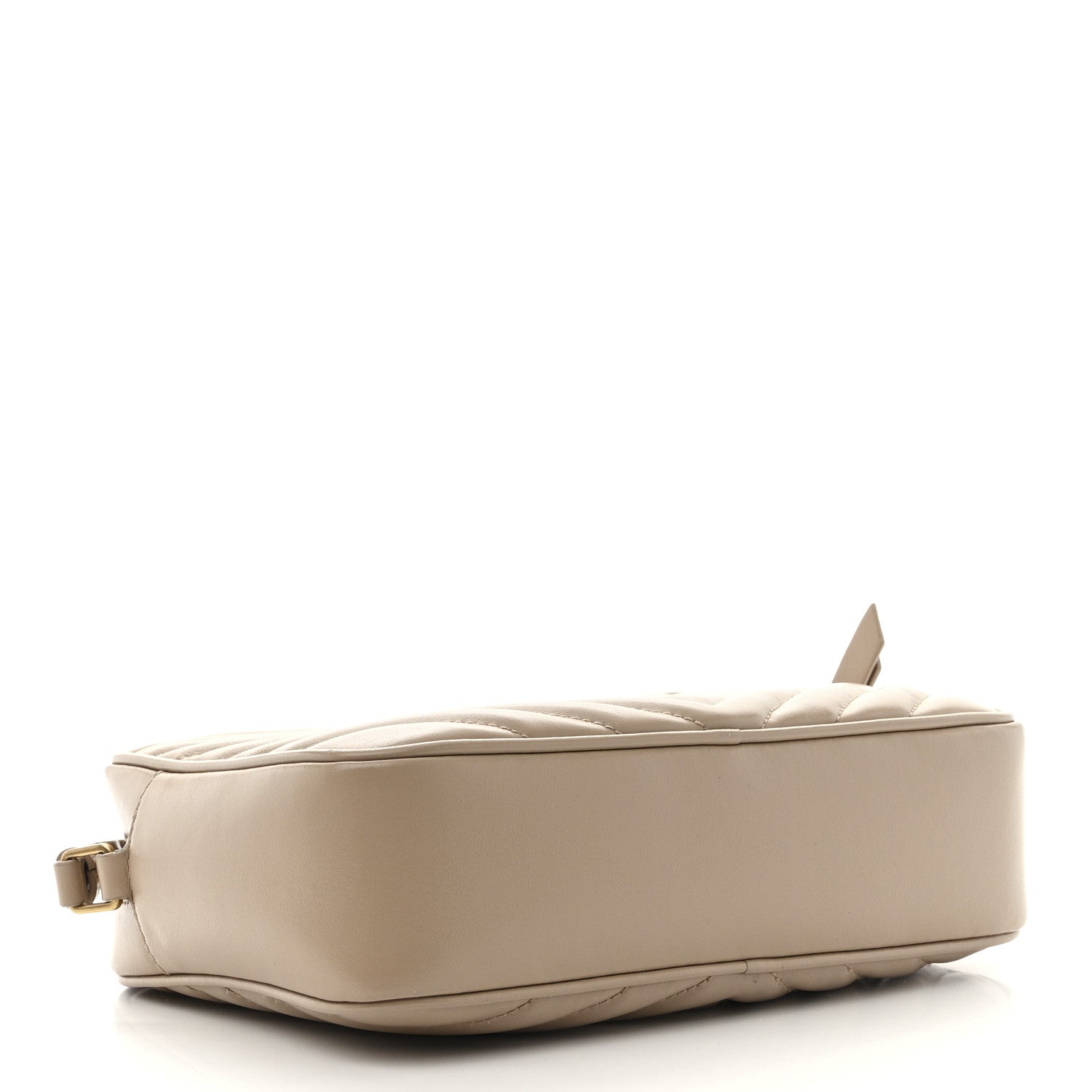 Saint Laurent Calfskin Matelasse Monogram Lou Camera Bag Dark Beige 5 of 14