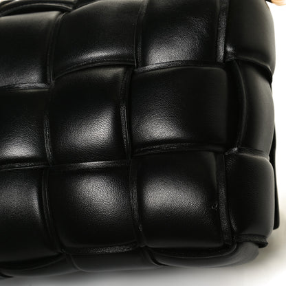 Bottega Veneta Lambskin Maxi Intreccio Padded Chain Cassette Crossbody Bag Black 27 of 33