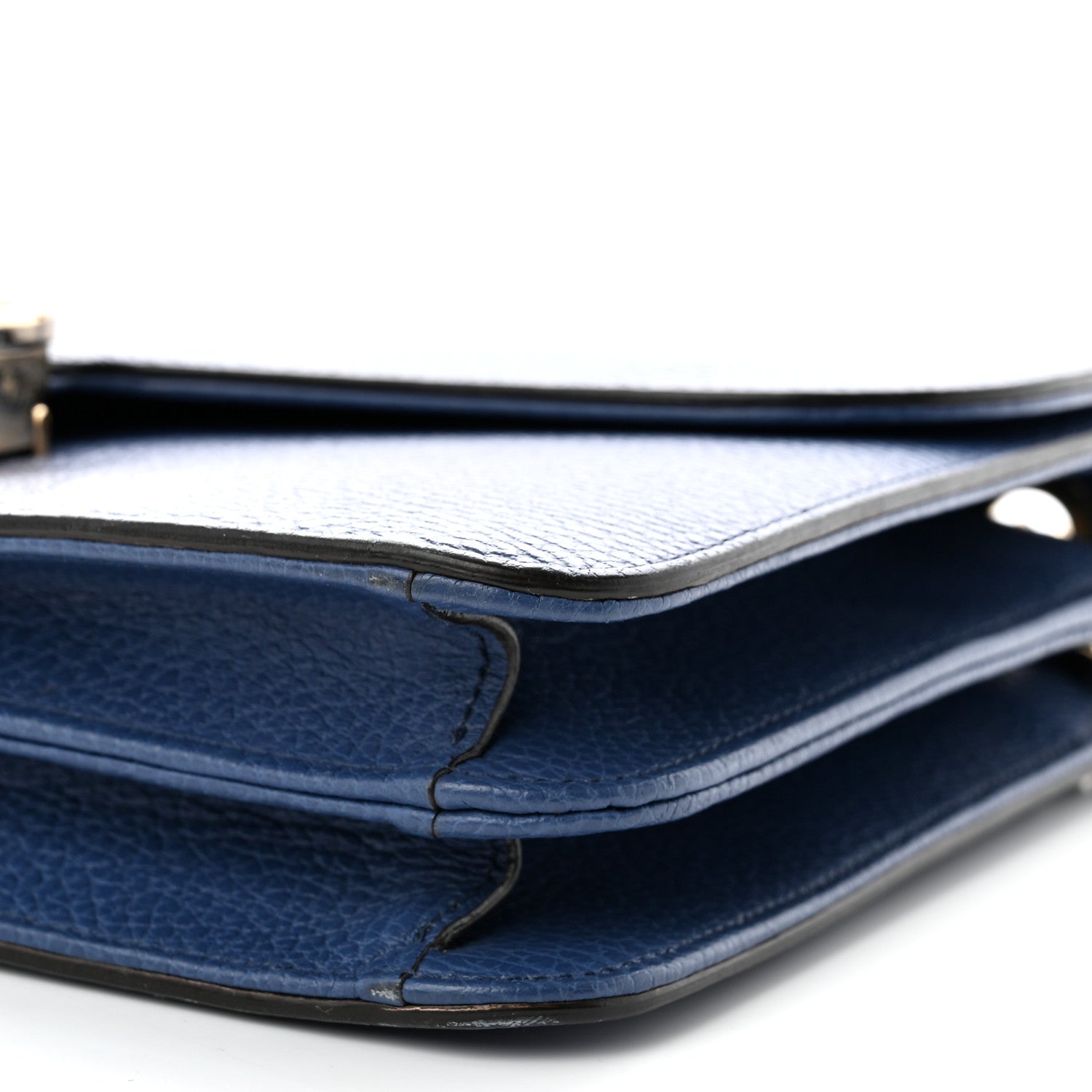 Gucci Dollar Calfskin Interlocking G Shoulder Bag  Caspian 10 of 13