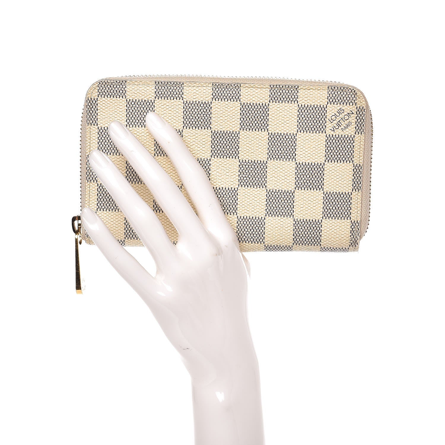 Louis Vuitton Damier Azur Compact Zippy Wallet 2 of 7