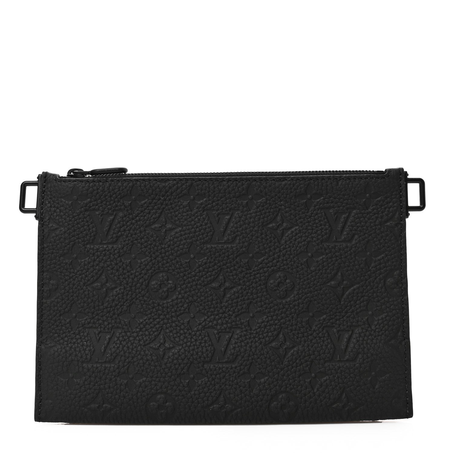 Louis Vuitton Taurillon Monogram Trio Messenger Pouch Black 1 of 6