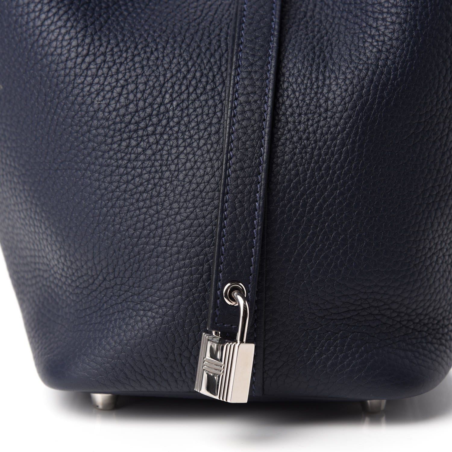 Hermes Taurillon Clemence Picotin Lock 18 PM Bleu Nuit 14 of 15
