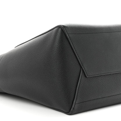 Celine Soft Grained Calfskin Sangle Bucket Bag Black 9 of 11