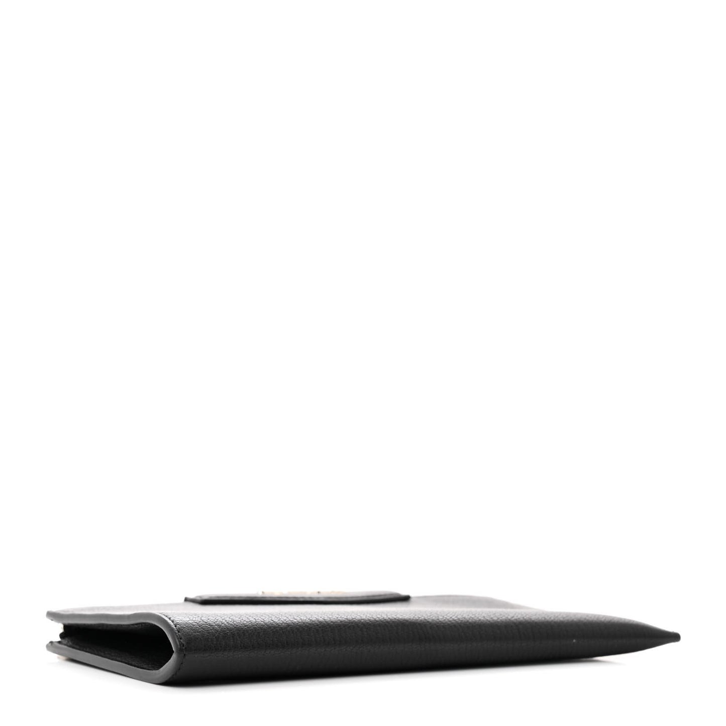 Sugar Goatskin Antigona Pouch With Strap Black