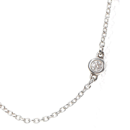 Tiffany Sterling Silver Diamond .09ct Elsa Peretti Diamonds By The Yard Bracelet 9 of 10