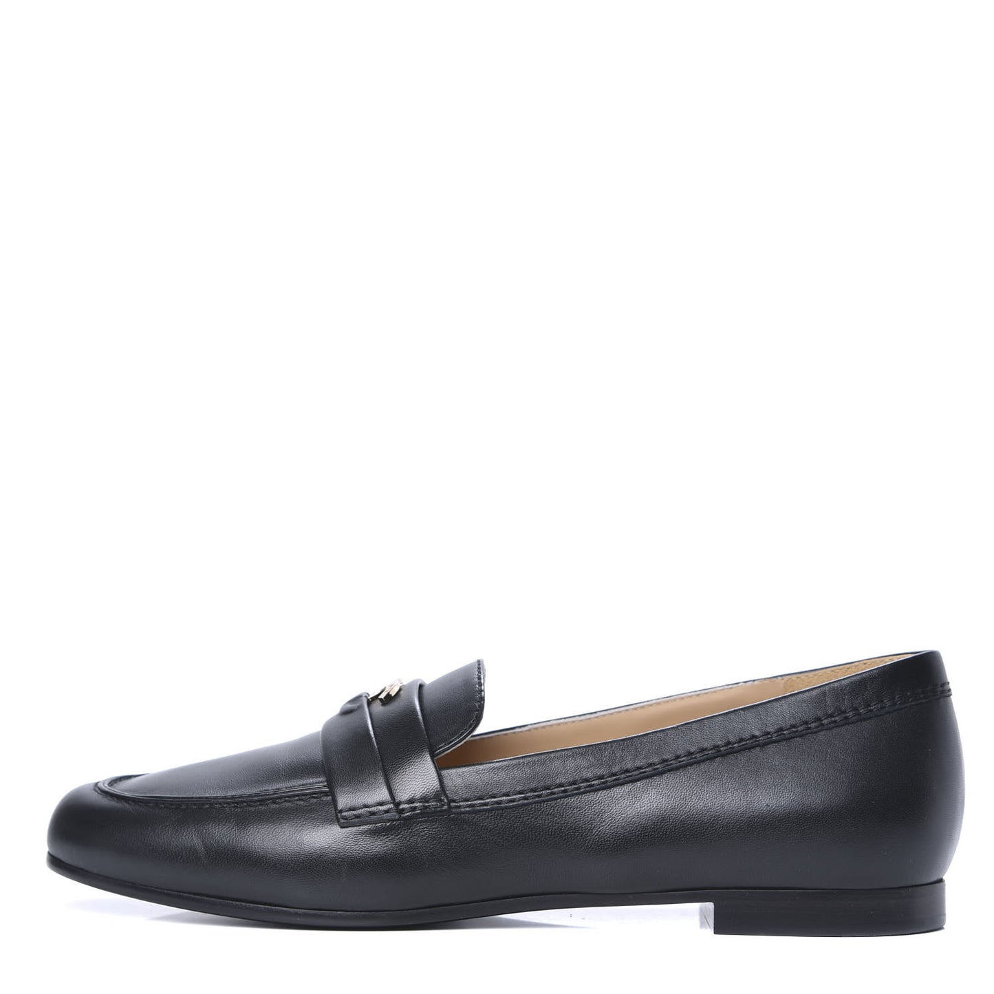 Lambskin CC Loafers 39 Black