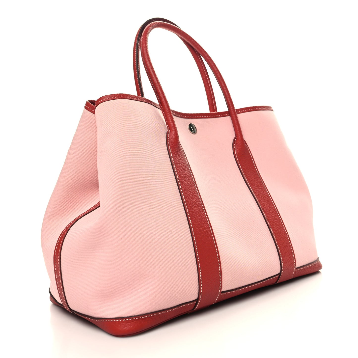 Toile Militaire Vache Country Garden Party Tote 36 MM Rose Sakura Rouge Duchesse
