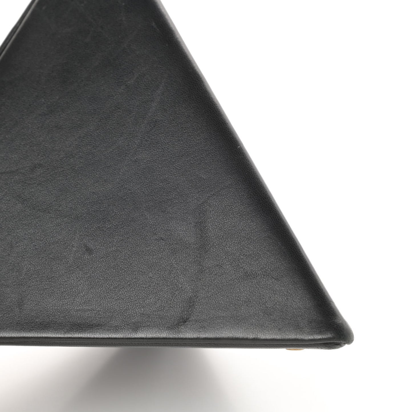 Lambskin Pyramid Clutch Black