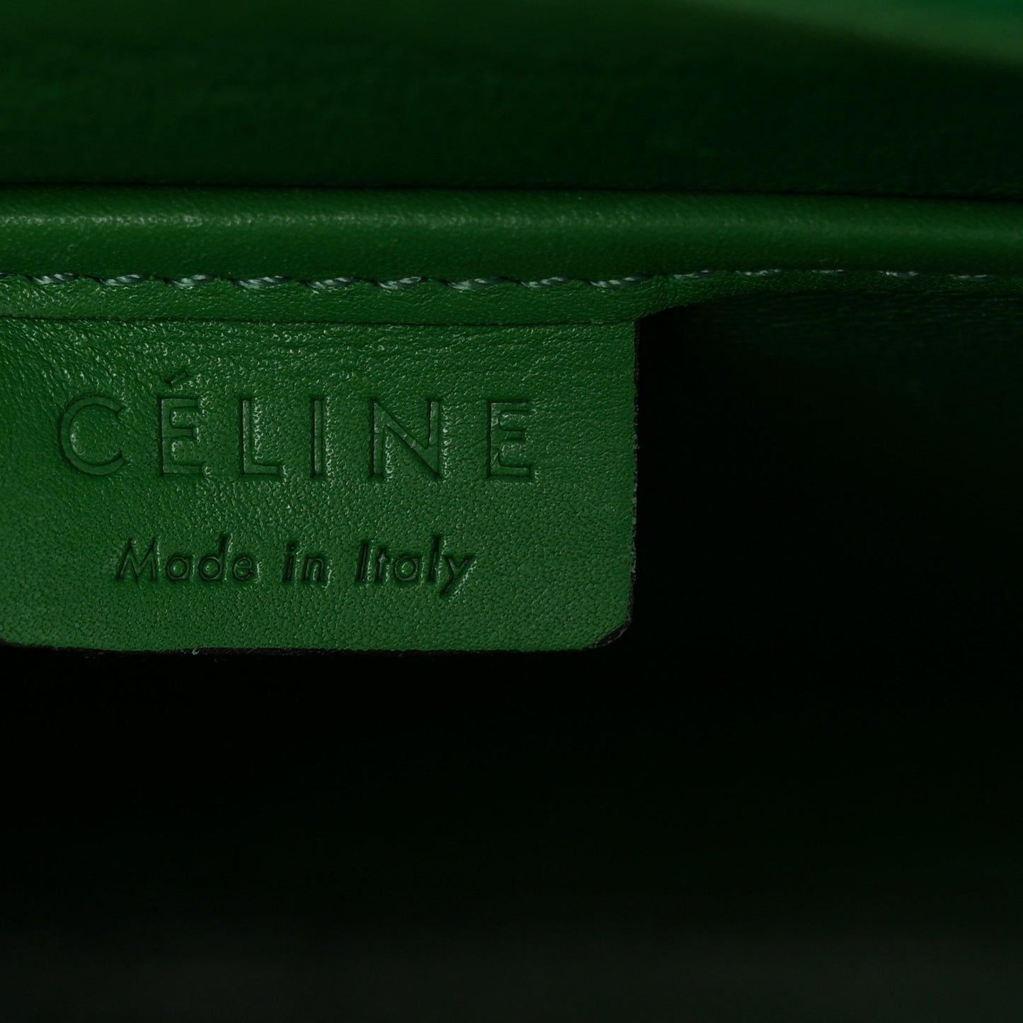 Smooth Calfskin Nano Luggage Grass