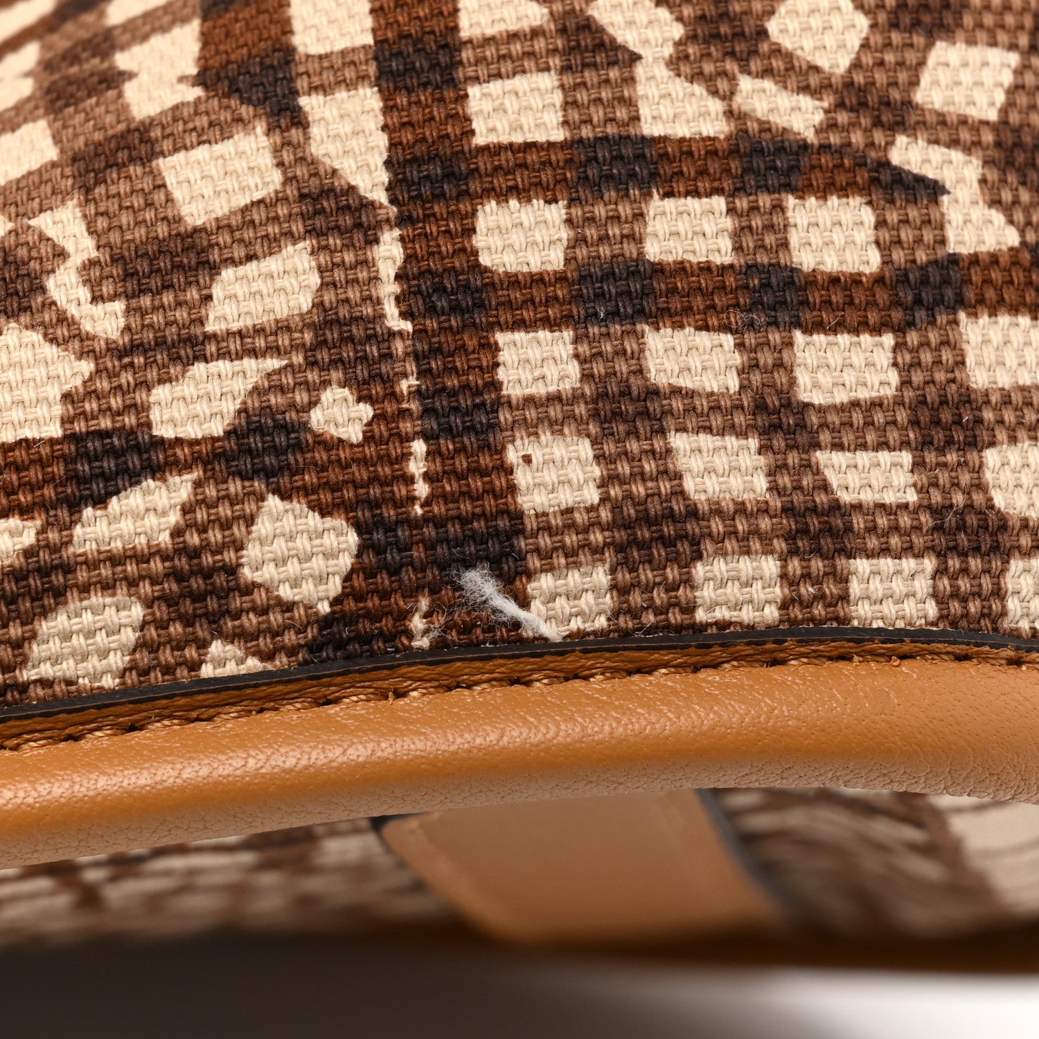 MCM Visetos Medium Liz Reversible Shopper Tote Cognac 19 of 19