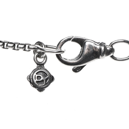 David Yurman Sterling Silver Diamond Black Onyx 7mm Petite Albion Necklace 5 of 6