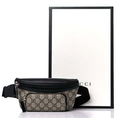 Gucci GG Supreme Monogram Belt Bag Black 11 of 11