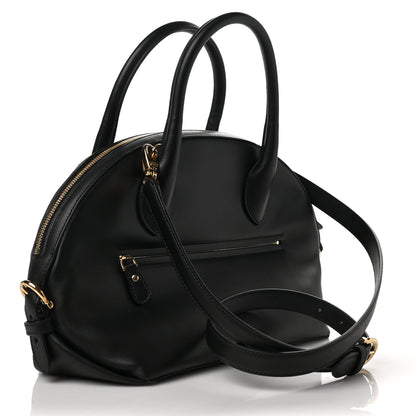 Salvatore Ferragamo Calfskin Fiamma Bag Black 3 of 8