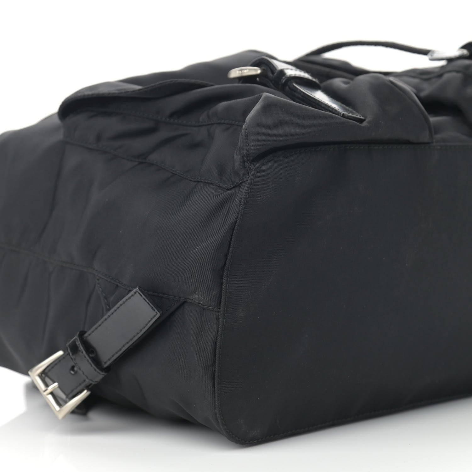 Prada Nylon Vela Medium Backpack Black 9 of 11
