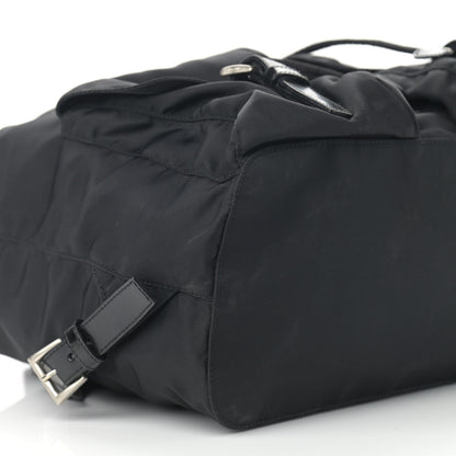 Prada Nylon Vela Medium Backpack Black 9 of 11