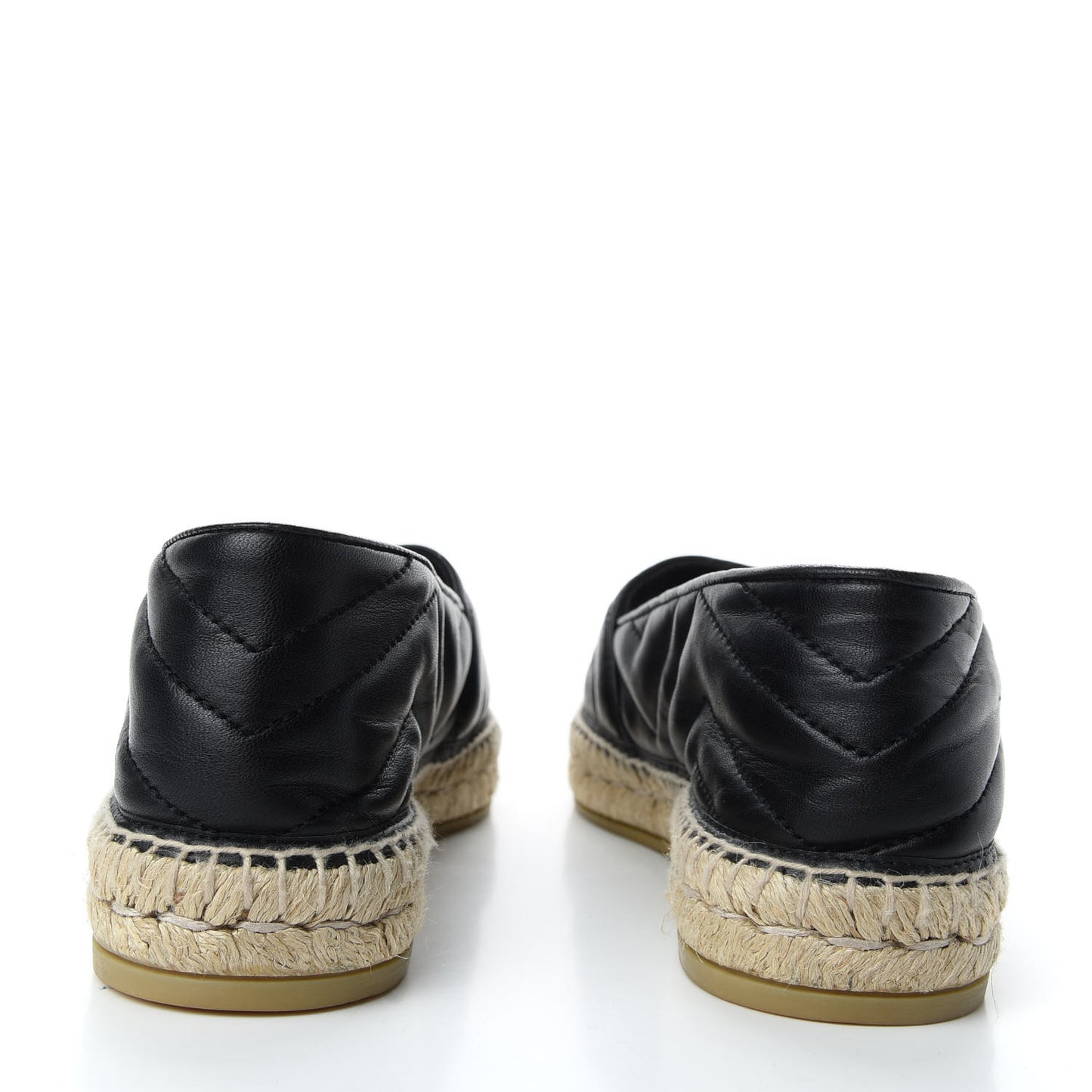 Nappa Matelasse GG Marmont Espadrilles 40 Black