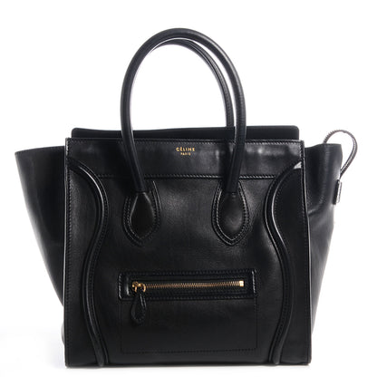 Celine Smooth Calfskin Mini Luggage Black 1 of 9