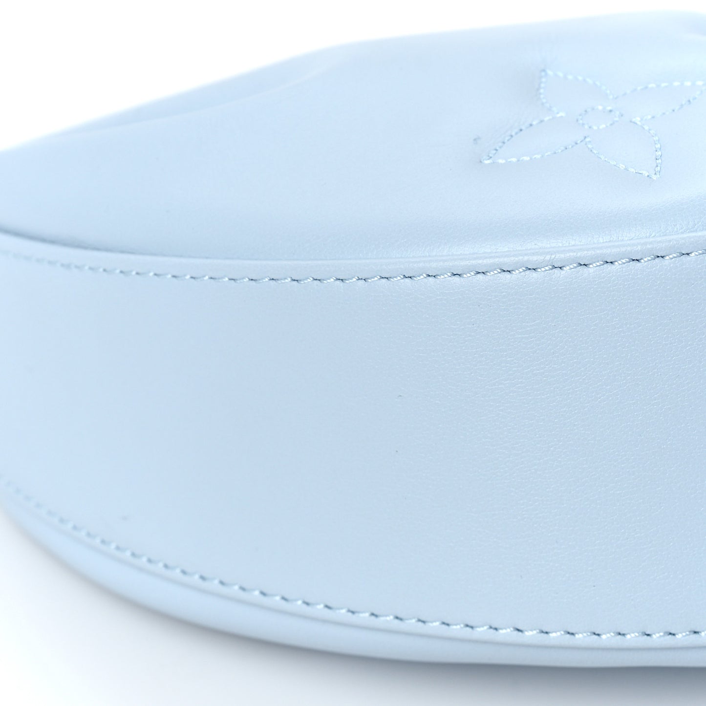 Calfskin Bubblegram Over The Moon Ice Blue