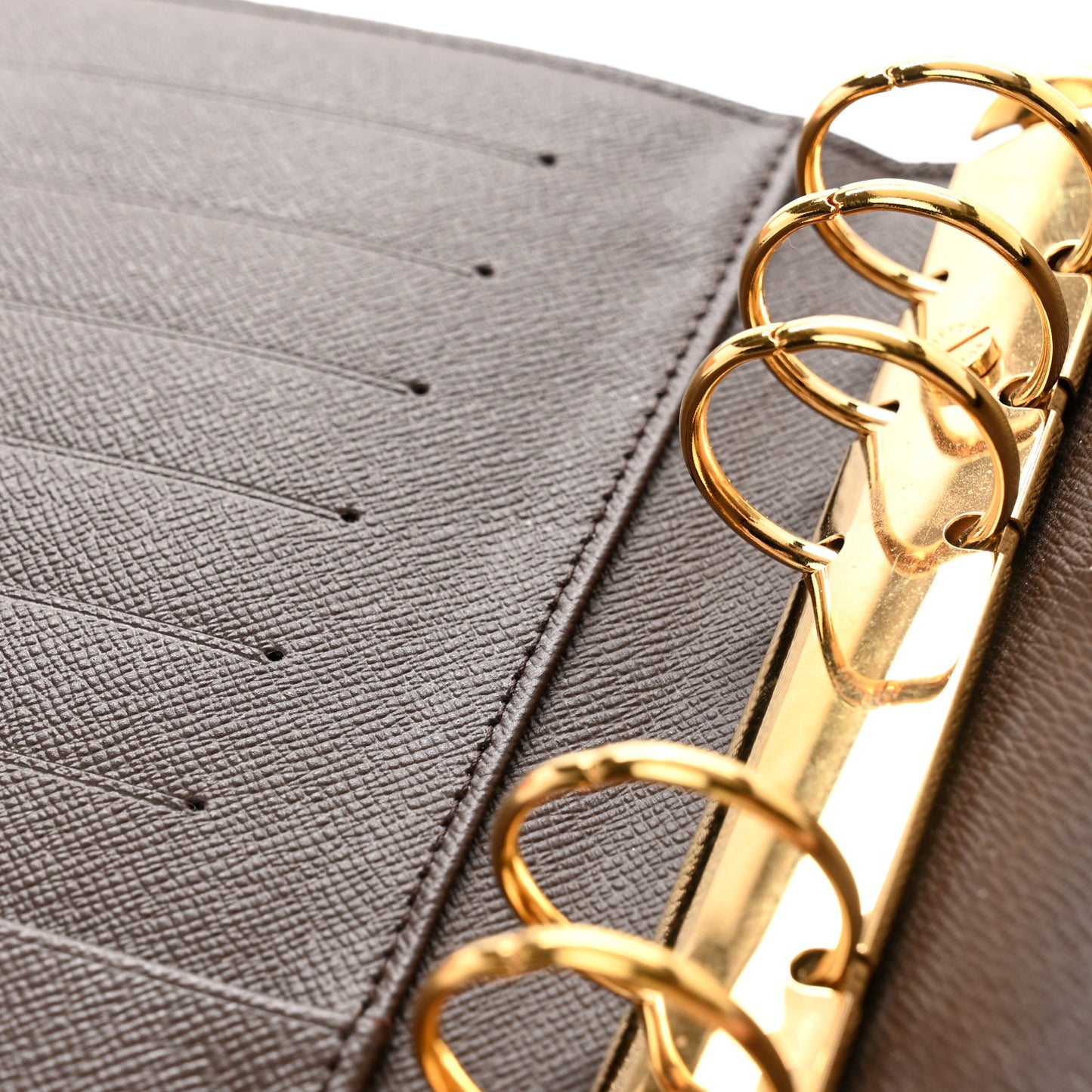 Damier Ebene Medium Ring Agenda Cover