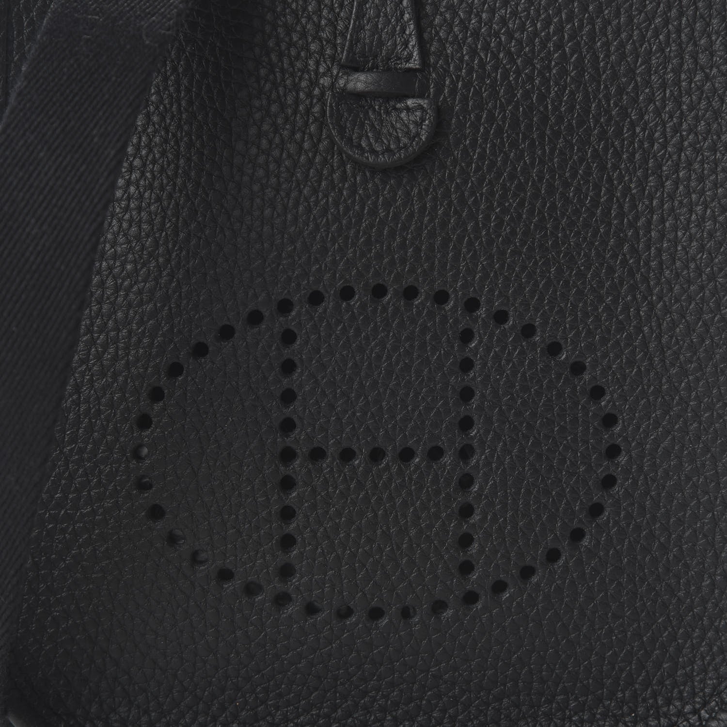 Hermes Taurillon Clemence Evelyne TPM Black 9 of 10