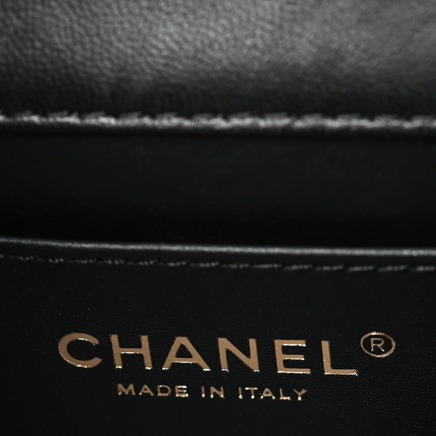 Lambskin Quilted Fantasy Pearl Flap Black