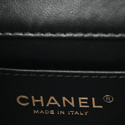 Chanel Lambskin Quilted Fantasy Pearl Flap Black 6 of 10