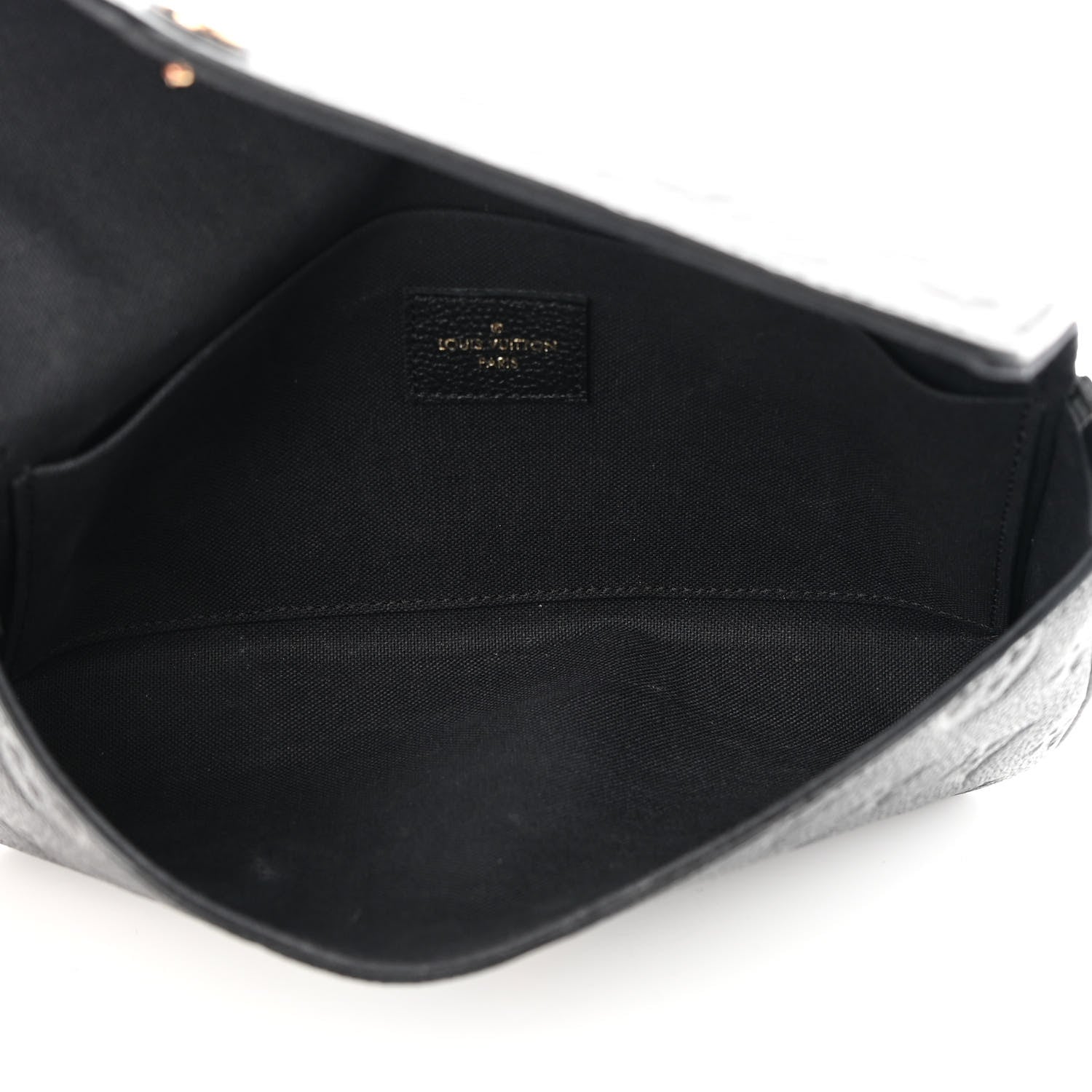 Louis Vuitton Empreinte Pochette Felicie Chain Wallet Black 5 of 13