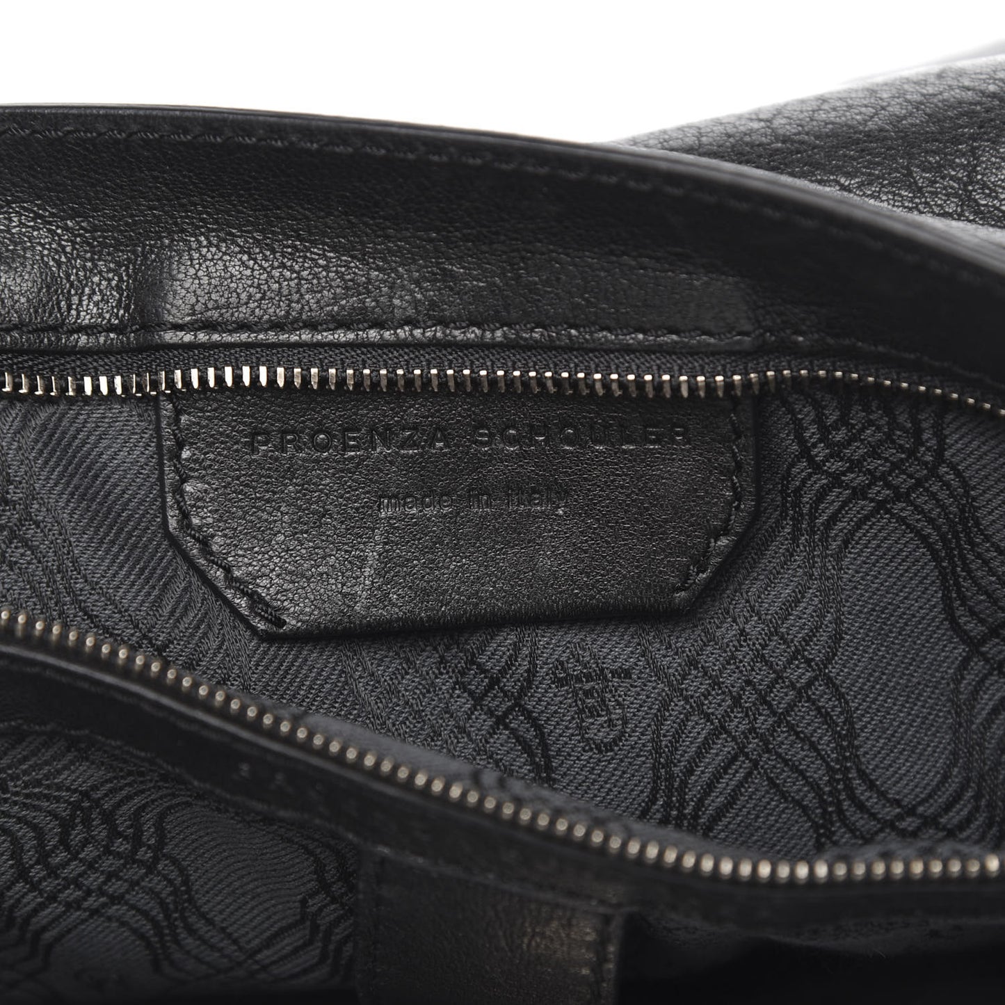 Lambskin PS1 Large Satchel Black