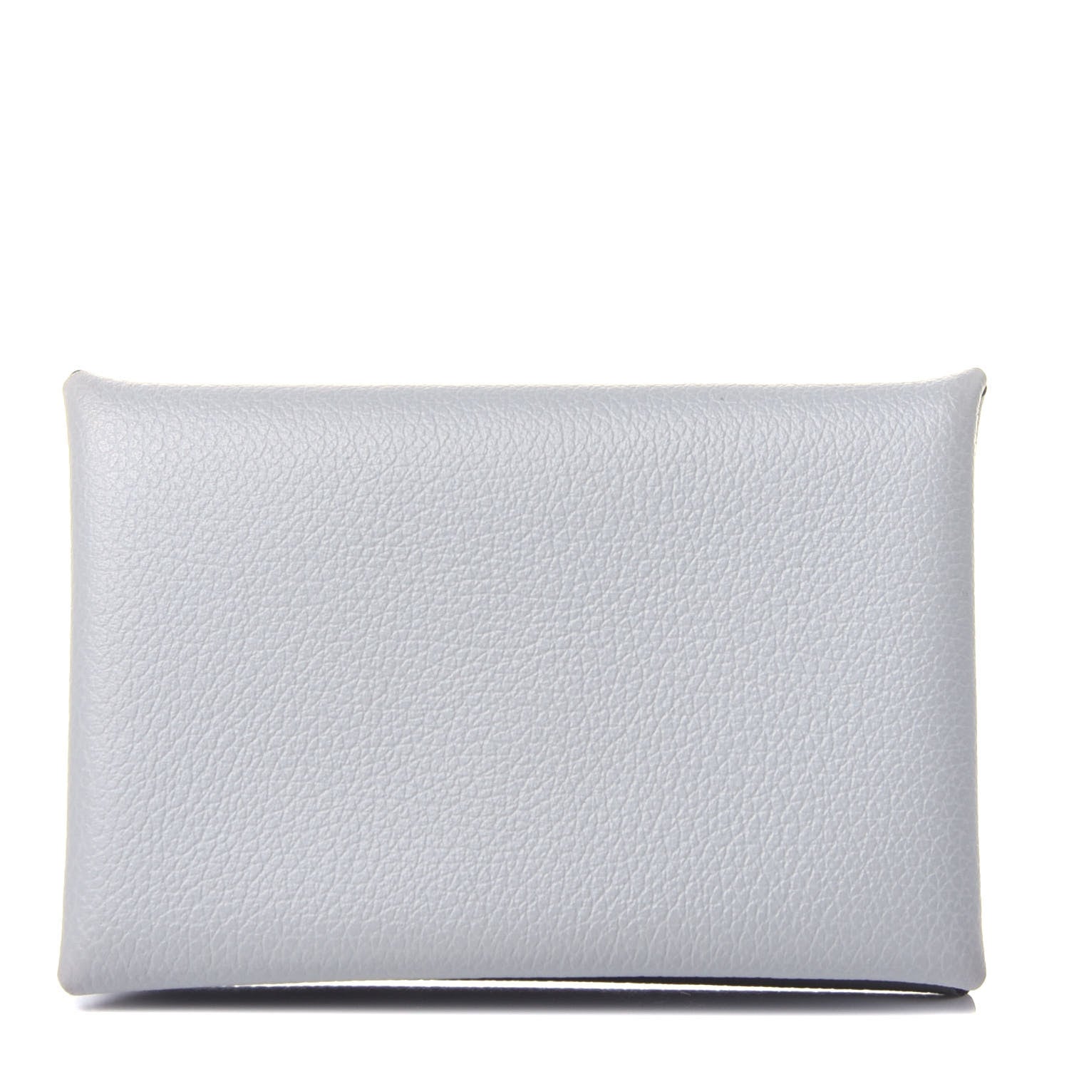 Hermes Evercolor Calvi Card Case Bleu Glacier 1 of 10
