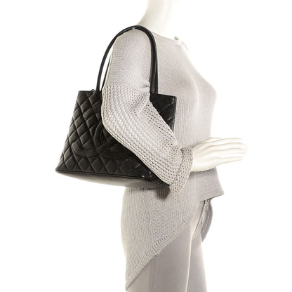 Chanel Caviar Quilted Medallion Tote Black 2 of 7