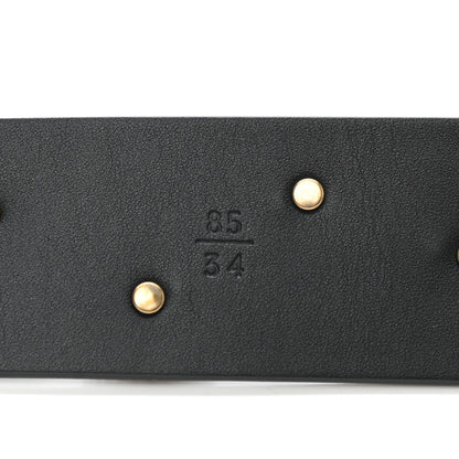 Chanel Calfskin CC Medallion Belt 85 34 Black 6 of 8
