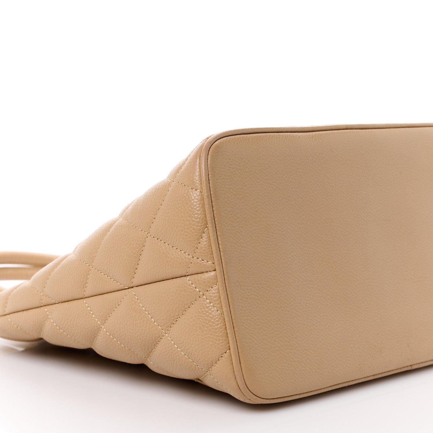Chanel Caviar Quilted Medallion Tote Beige 9 of 11