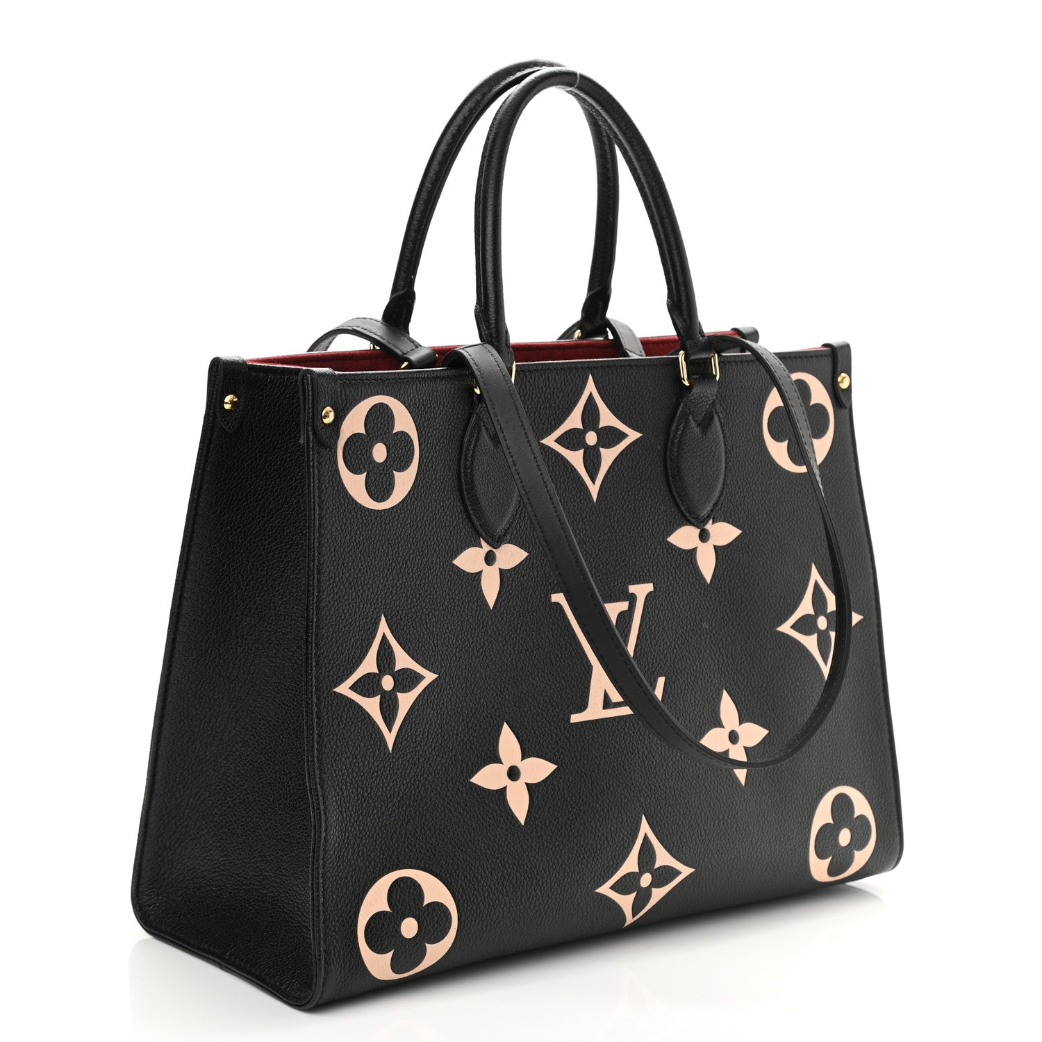 Louis Vuitton Empreinte Monogram Giant Onthego MM Black Beige 3 of 7