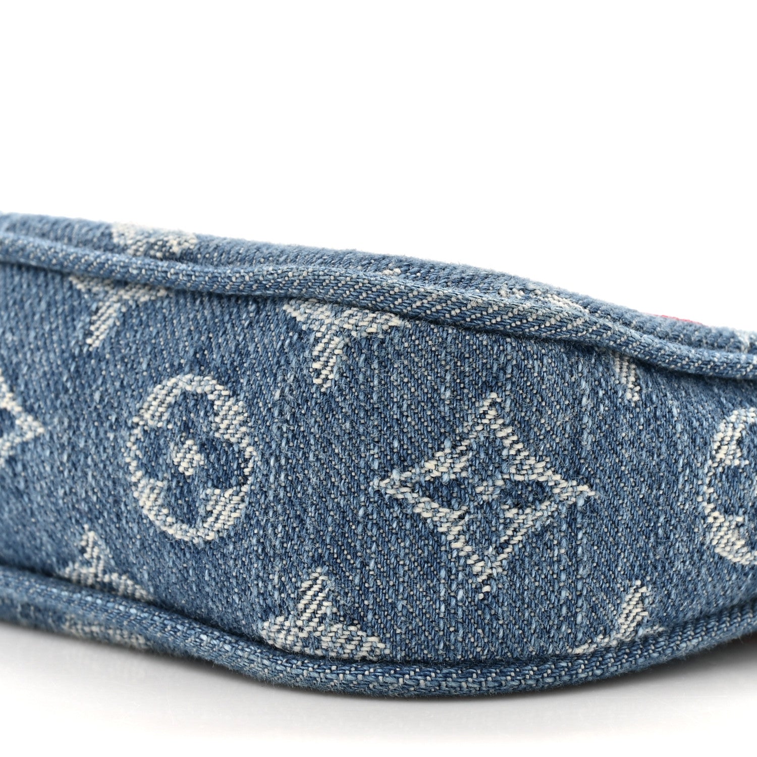 Louis Vuitton LV X TM Monogram Denim Cerises Pochette Accessories Blue 8 of 9