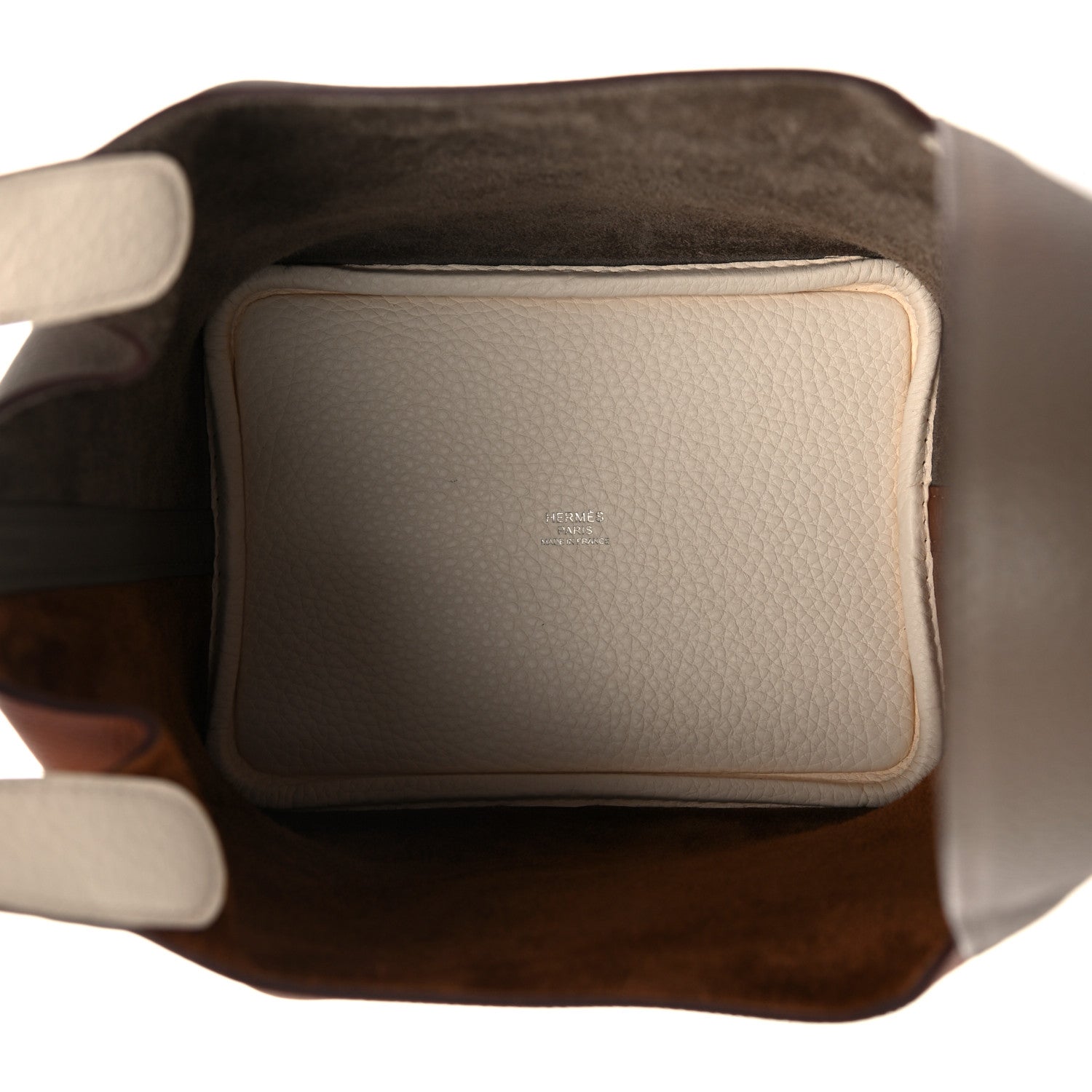 Hermes Taurillon Clemence Casaque Picotin 18 PM Gold Etain Nata 4 of 9