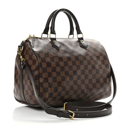 Louis Vuitton Damier Ebene Speedy Bandouliere 30 3 of 8
