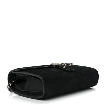 Gucci Suede Mini Dionysus Chain Wallet Black 4 of 12
