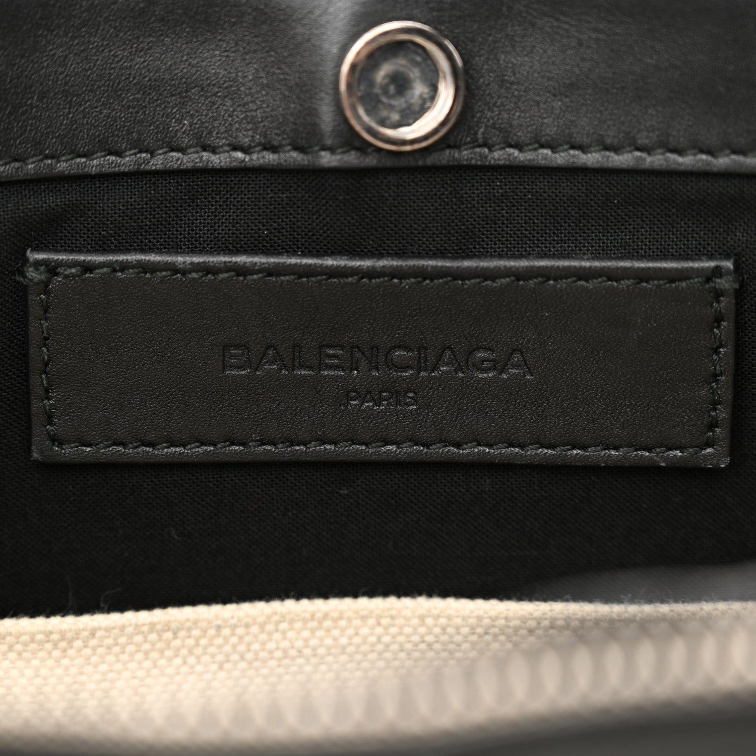 Balenciaga Cotton Canvas Pochette Crossbody Bag Black 6 of 19
